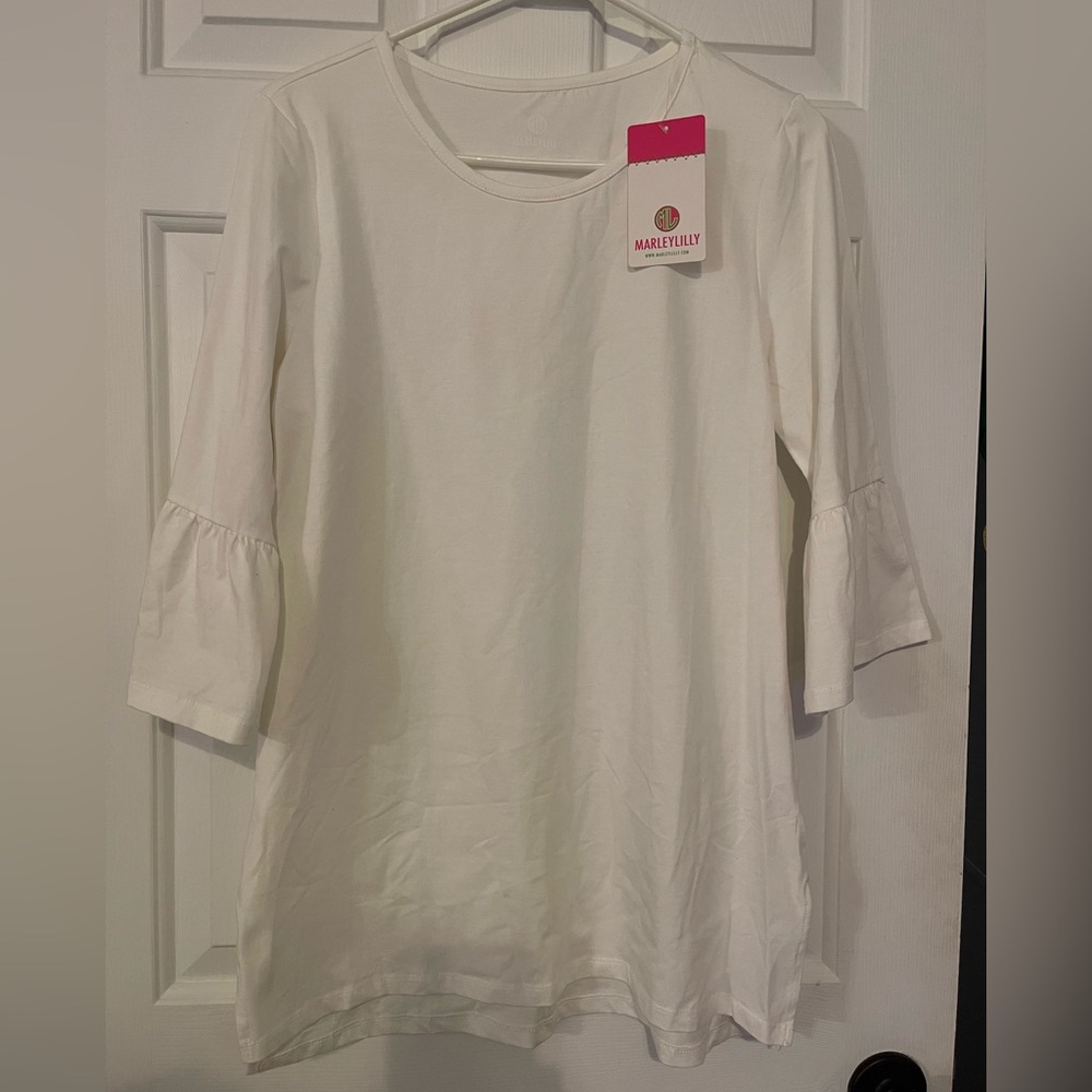 women’s marleylilly medium white shirt